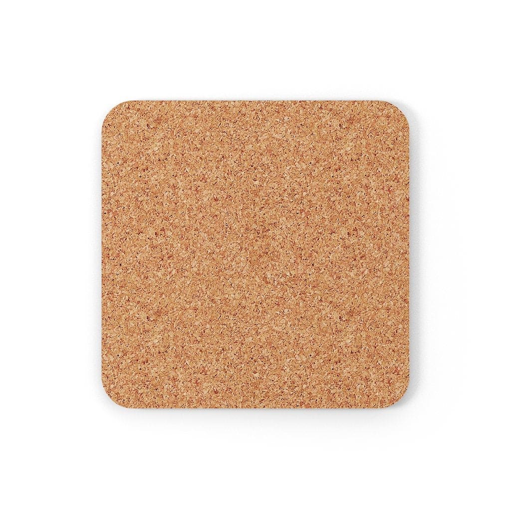 Corkwood Coaster 4 Piece Set - Multicolor Abstract Style Coasters-2